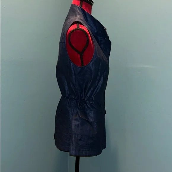 Peter Millar Women's Sleeveless Navy Jacket Size Small - Picture 6 of 13